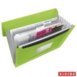 ESSELTE Harmonikamappa, A4, PP, 6 rekeszes, ESSELTE 