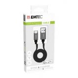 EMTEC USB kbel, USB-A - USB-C 2.0, EMTEC 