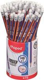 MAPED Grafitceruza radrral ceruzatart, HB, hromszglet, MAPED 