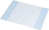 Panta Plast Füzet- és könyvborító, A4, PP, 80 mikron, narancsos felület, PANTA PLAST, kék