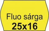 . razszalag, 25x16 FLUO citrom