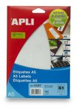 APLI Etikett, 45x8 mm, eltvolthat, kszerekhez, A5 hordozn, APLI, 765 etikett/csomag