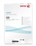 XEROX Etikett, univerzlis, 63,5x38,1 mm, kerektett sark, XEROX, 2100 etikett/csomag