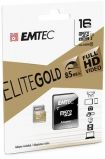 EMTEC Memóriakártya, microSDHC, 16GB, UHS-I/U1, 85/20 MB/s, adapter, EMTEC 