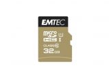 EMTEC Memóriakártya, microSDHC, 32GB, UHS-I/U1, 85/20 MB/s, adapter, EMTEC 