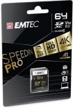 EMTEC Memriakrtya, SDXC, 64GB, UHS-I/U3/V30, 95/85 MB/s, EMTEC 