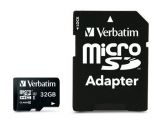 VERBATIM Memriakrtya, microSDHC, 32GB, CL10/U3, 90/45 MB/s, adapter, VERBATIM 
