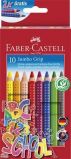 FABER-CASTELL Sznes ceruza kszlet, hromszgelt, vastag, FABER-CASTELL 