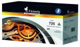 VICTORIA CRG-725 Lzertoner i-SENSYS LBP 6000 nyomtathoz, VICTORIA TECHNOLOGY, fekete, 1,6k