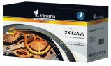 VICTORIA Q2612AD Lzertoner LaserJet 1010, 1015, 1018 nyomtatkhoz, VICTORIA TECHNOLOGY 12A, fekete, 2*2k