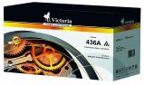 VICTORIA CB436A Lzertoner LaserJet P1505, 1505n, M1522 nyomtatkhoz, VICTORIA TECHNOLOGY 36A, fekete, 2k