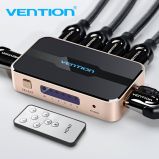  VENTION 5 In 1 Out HDMI Switcher fekete