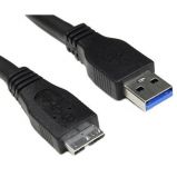 Akyga AK-USB-13 microUSB - USB3.0 cable 1, 8m Black