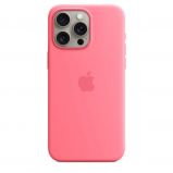 Apple iPhone 15 Pro Max Silicone Case with MagSafe Pink
