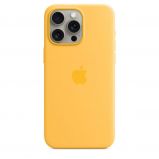 Apple iPhone 15 Pro Max Silicone Case with MagSafe Sunshine