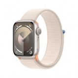 Apple Watch S9 GPS 45mm Starlight Alu Case with Starlight Sport Loop