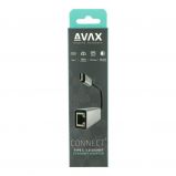 Avax AD604 CONNECT+ Type C 3.0 - Gigabit Ethernet adapter alumnium