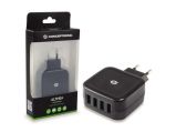 Conceptronic  ALTHEA04B  4-Port 25W USB Charger Adapter Black