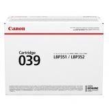 Canon CRG-039 fekete eredeti toner (0287C001)