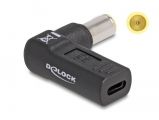 DeLock Adapter for Laptop Charging Cable USB Type-C female to IBM 7.9 x 5.5 mm male 90 angled
