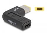 DeLock Adapter for Laptop Charging Cable USB Type-C female to Lenovo 11.0 x 4.5 mm male 90 angled Black