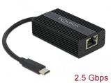 DeLock Adapter USB Type-C male to 2.5 Gigabit LAN