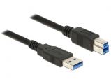 DeLock Cable USB 3.0 Type-A male > USB 3.0 Type-B male 1, 5m Black