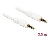 DeLock Stereo Jack 3.5mm 4 pin male > male 0, 5m cable