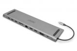 Digitus 11-Port USB-C Docking Station Grey