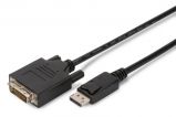 Assmann DisplayPort adapter cable,  DP - DVI (24+1)