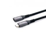 EQuip USB-C 3.2 Gen2 to USB-C Extension cable 0, 5m Black