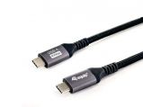 EQuip USB-C 4 Gen3 to USB-C 240W cable 1, 2m Black