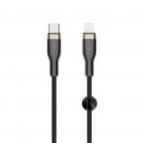 FIXED Braided Cable USB-C/Lightning,  1, 2m,  black