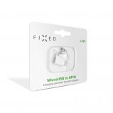 FIXED Link adapter for charging and data transfer microUSB to Lightning,  white