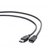Gembird CCP-MUSB3-AMBM-6 USB3.0 AM to microUSB B M/M cable 1, 8m Black