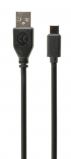 Gembird CCP-USB2-AMCM-10 USB 2.0 AM to Type-C cable (AM/CM) 3 m Black
