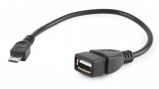 Gembird USB OTG AF to Micro BM Cable 0, 15m Black