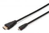 Assmann HDMI High Speed connection cable,  type D - A