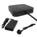 I-TEC USB-C HDMI DP Docking Station with Power Delivery 65W + i-tec Universal Charger 77 W