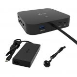 I-TECH USB-C HDMI Dual DP Docking Station with Power Delivery 100W + i-tec Universal Charger 100W