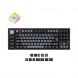 Keychron Q3 Pro QMK Custom RGB Banana Switch Mechanical Keyboard Carbon Black UK