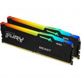Kingston 16GB DDR5 6000MHz Kit(2x8GB) Fury Beast RGB Expo Black