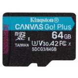 Kingston 64GB microSDXC Canvas Go! Plus 170R A2 U3 V30 Card