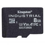 Kingston 8GB microSDHC CL10 U3 V30 A1 Industrial adapter nlkl