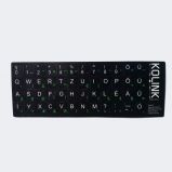 Kolink Billentyzet matrica HU Black/White