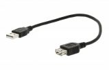 Kolink USB 2.0 hosszabbító kábel 0, 3m Black
