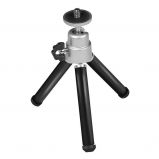 Logilink Portable mini tripod height adjustable 360 rotation Black