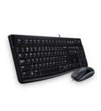 Logitech MK120 USB billentyzet + egr Black