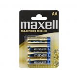 Maxell alkáli ceruza elem (AA)  4db/csomag
