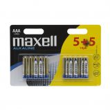 Maxell alkli ceruza elem (AAA)  5+5db/csomag